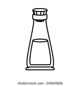 Oil flask of spa center  design
