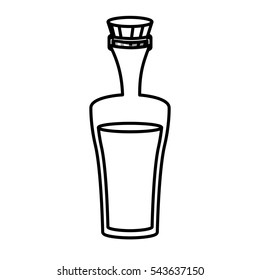 Oil flask of spa center  design