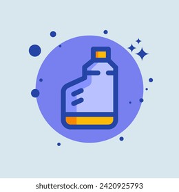 Oil flat illustration. Gasoline signs vector illustration.