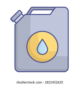 
Oil gallon  Vector Icon which can easily modify or edit

