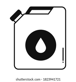 
Oil gallon  Vector Icon which can easily modify or edit
