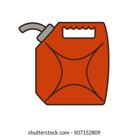 oil galon isolated icon vector illustration design