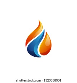 Oil gas and energy logo design