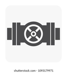 Oil gas and equipment icon on white.