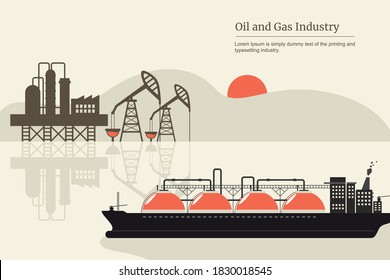 Lng plant vector Images, Stock Photos & Vectors | Shutterstock