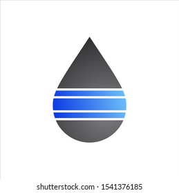 oil and gas industry design line vector logo template