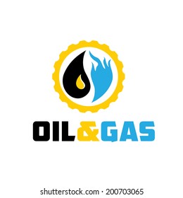 Set Oil Industry Logo Designs Concept Stock Vector (Royalty Free ...