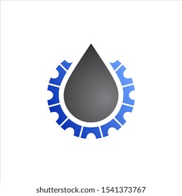 oil and gas industry vector design logo template