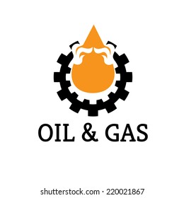 oil and gas industry vector design template