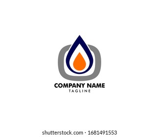 Oil And Gas Initial Letter O Logo Design