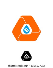 oil and gas logo company - Vector