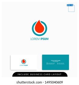 oil and gas logo design with colorful   logo vector, template design vector