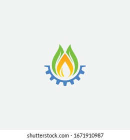 oil and gas logo design and creative sign