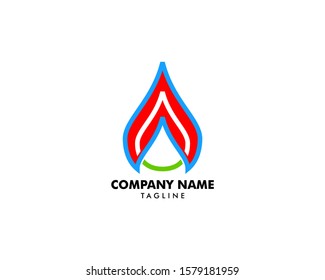 Oil and Gas Logo Design Vector Template