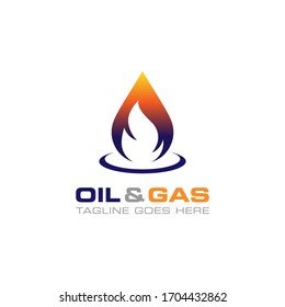 Oil And Gas Logo Design Vector Template