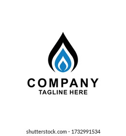 Oil And Gas Logo Design Vector Template