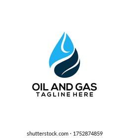 Plantilla de vectores de diseño de logotipos de organismos relacionados con el petróleo y el gas
