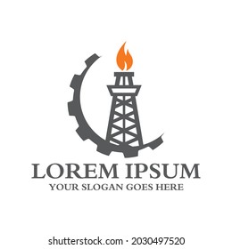 Oil Gas Logo Industry Logo Stock Vector (Royalty Free) 2030497520 ...