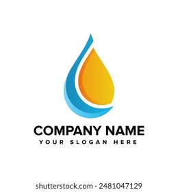 Diseño de Vector de Plantilla de logotipo de petróleo y gas