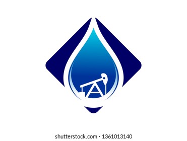 Oil and gas logo vector