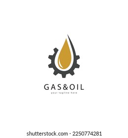 vector de logotipo de petróleo y gas
