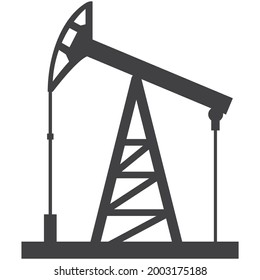 Oil gas pump rig vector petroleum industry drill
