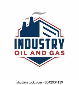 Oil And Gas Supplier Industry Logo Design Template