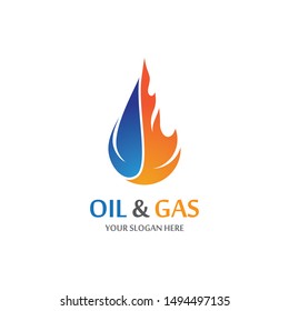 Oil and gas symbol vector icon