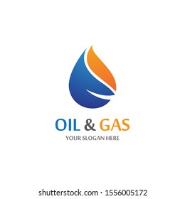 Oil Gas Logo Design Vector Template Stock Vector (Royalty Free) 1083536261