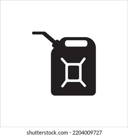 diseño del logotipo de la ilustración del vector del icono del cilindro de aceite y gasolina