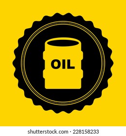 oil graphic design , vector illustration