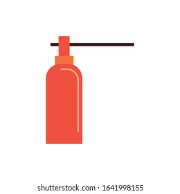 oil gun tool construction isolated flat style vector illustration design