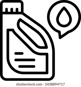 Oil Icon. Oil bottle icon
