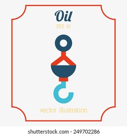 oil icon design, vector illustration eps10 graphic