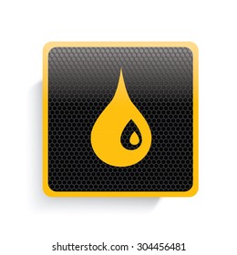 Oil icon design,yellow version,clean vector