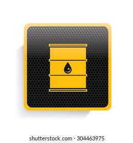 Oil icon design,yellow version,clean vector