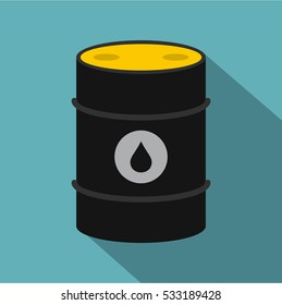Oil icon. Flat illustration of oil vector icon for web