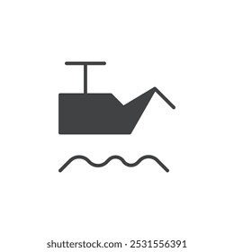 Icono de aceite plano y diseño de conjunto simple