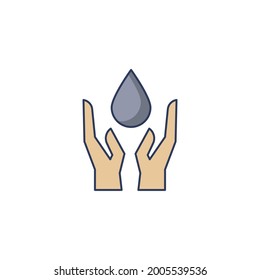 oil Icon Isolated On White Background