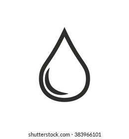 Oil  icon  on white background. Vector illustration.