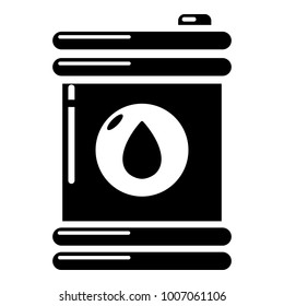 Oil icon. Simple illustration of oil vector icon for web.
