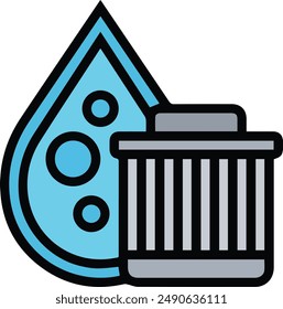 Oil icon symbol vector image