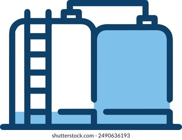 Símbolo de ícono de aceite Imagen de Vector