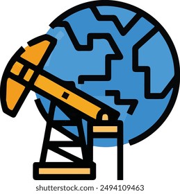 Oil icon symbol vector image