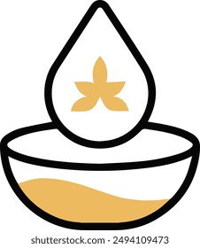 Símbolo de ícono de aceite Imagen de Vector