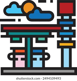 Símbolo de ícono de aceite Imagen de Vector