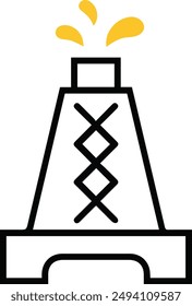 Símbolo de ícono de aceite Imagen de Vector