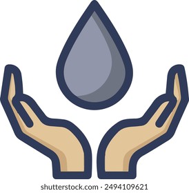 Símbolo de ícono de aceite Imagen de Vector