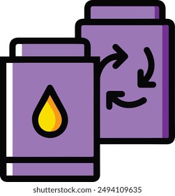 Oil icon symbol vector image