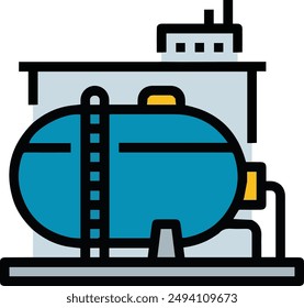 Símbolo de ícono de aceite Imagen de Vector